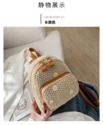 مینی کوله حصیری دخترانه وارداتی 404 - Image 12