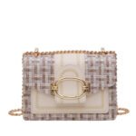 کیف کنفی دو رنگ وارداتی 264 - Image 12