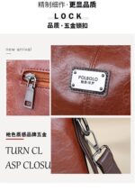 کیف چرم اورجینال وارداتی 1002 - Image 4