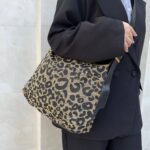 کیف بزرگ پلنگی وارداتی 451 - Image 11