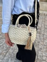 کیف حصیری آویزدار وارداتی 445 - Image 8
