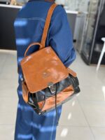کوله پشتی چرم وارداتی 489 - تصویر 5