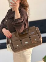 کیف بزرگ چرم وارداتی 7243 - تصویر 12